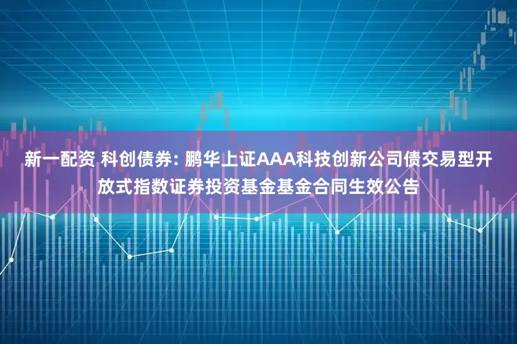 新一配资 科创债券: 鹏华上证AAA科技创新公司债交易型开放式指数证券投资基金基金合同生效公告
